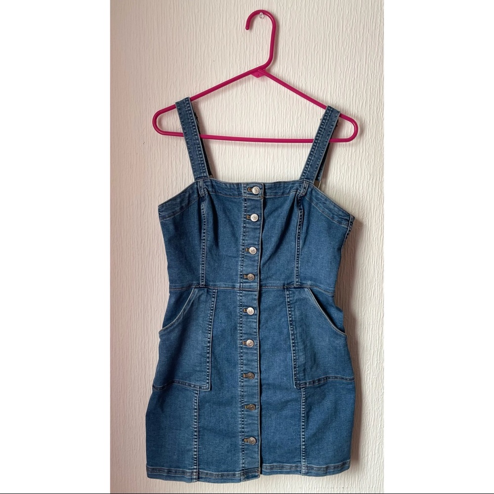 Jean Button Up Dress